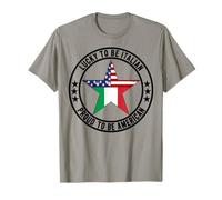 Lucky To Be Italian Orgoglioso di Essere la Festa della Repubblica Italiana Americana Maglietta