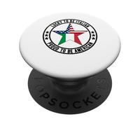 Lucky To Be Italian Orgoglioso di essere la Festa della Repubblica Italiana Americana PopSockets PopGrip Adesivo