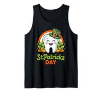 Lucky Tooth Shamrock Irish Dental Hygienist St Patrick Style Canotta