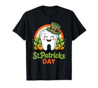 Lucky Tooth Shamrock Irish Dental Hygienist St Patrick Style Maglietta