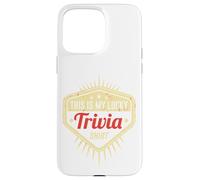 Lucky Trivia Dress | Pub Quiz Gioco | Trivia Night Custodia per iPhone 15 Pro Max