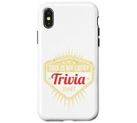 Lucky Trivia Dress | Pub Quiz Gioco | Trivia Night Custodia per iPhone X/XS