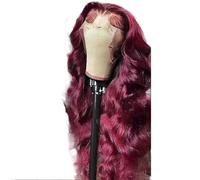 LUCKYHHM Parrucca lunga riccia e ondulata per donna, capelli sintetici naturali, resistenti al calore, per uso quotidiano, feste cosplay(H,20 pollici)