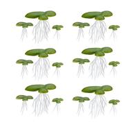 LuckyOpt 1 confezione da 1 anatra artificiale che si muove avanti e indietro, in plastica per acquari (1)