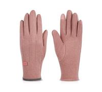 LuckyOpt Guanti invernali da donna, guantes de dedo de pantalla táctil Con forro de peluche, guantes de conducción a prueba de Viento para correr Ciclismo escalada conducción al aire Libre (rosa)