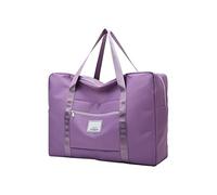 Luckywaqng Borsa da viaggio di grande capacità, espandibile, pieghevole, con manicotti per aste, borsa sportiva per il fine settimana, adatta per viaggi, sport, fitness e il mio paese nano (A, A), a,