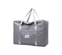 Luckywaqng Borsa da viaggio di grande capacità, espandibile, pieghevole, con manicotti per aste, borsa sportiva per il fine settimana, adatta per viaggi, sport, fitness e il mio paese nano (B, A), b,