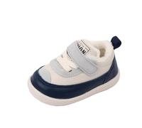 Luckywaqng Infant Girls Single Shoes Bowknot First Shoes Buckle Strap Toddler Soft Bottom Breathable Princess Shoes Sandali Baby, Blu, 22 EU
