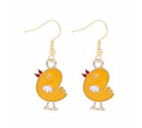 Luckywaqng Simpatici orecchini Bunny Dangling Happy Easter Egg carota orecchini pasquali simpatici orecchini adesivi ragazza, Taglia unica, Lega di acciaio, Nessuna pietra preziosa