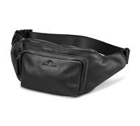 Lucleon by Trendhim | Marsupio da uomo in pelle bovina nera | Finitura anilina e fodera in cotone | Marsupio in design danese per tutti i giorni e i viaggi, Nero , Cintura per soldi