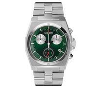 Lucleon by Trendhim | Orologio cronografo in acciaio inox Lerrick Ray | data, cronometro e cronografo | Impermeabile fino a 50 metri | Design danese, argento, Bracciale