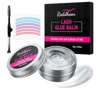 Lucoss Colla per lifting delle ciglia con cinturino in silicone riutilizzabile, gel per lash lifting, colla per ciglia forte sticky, accessori per sollevamento ciglia (Transparent-02)