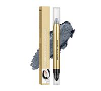 Lucoss Ombretto Matitone Occhi - Matita Ombretti Glitter Occhi Waterproof Lunga Durata,Bianca/Marrone/Blu/Rosa,Matite Ombretto Stick