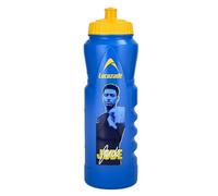 Lucozade Sport Jude Bellingham, borraccia da 1 l, a prova di perdite, con tappo sportivo e striscia di misurazione, in giallo e blu