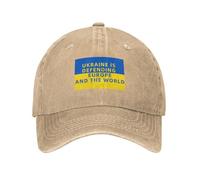 L'Ucraina difende l'Europa e il mondo Cappello da baseball per uomo e donn
