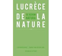 Lucréce: De La Nature: Edition bilingue Français-Latin