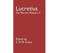 Lucretius De Rerum Natura V (Tascabile)