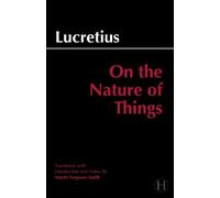 Lucretius On the Nature of Things (Tascabile) Hackett Classics