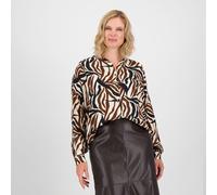 Lucrezia Sciortino Camicia collo guru fantasia animalier