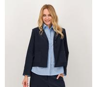 Lucrezia Sciortino Giacca blazer a un bottone con spalline imbottite