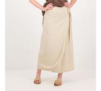 Lucrezia Sciortino Gonna lunga con fiocco laterale in misto viscosa