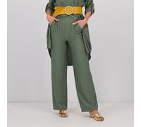 LUCREZIA SCIORTINO Pantaloni ampi in tessuto fiammato e stropicciato