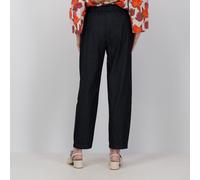 Lucrezia Sciortino Pantaloni balloon in chambray con tasche