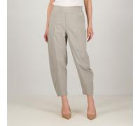 Lucrezia Sciortino Pantaloni balloon in tessuto super-stretch gessato