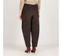 Lucrezia Sciortino Pantaloni balloon in velluto con elastico