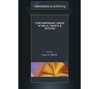 Lucy A Marsh Contemporary Issues in Wills, Trusts & Estates (Tascabile)