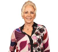 Lucy Benjamin (Pink Shirt) Half Body Buddy Cutout