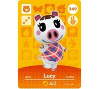 Lucy - Biglietto Amiibo per Nintendo Animal Crossing Happy Home Designer serie 4 - 349
