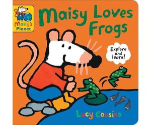 Lucy Cousins Maisy Loves Frogs: A Maisy's Planet Book (Libro di cartone)