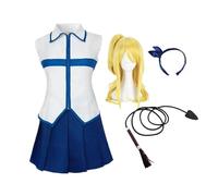 Lucy Heartfilia cosplay Costume completo anime Halloween Dress Up Abbigliamento Natale Party Carnevale Cosplay Costume