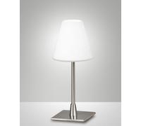 Fabas Luce Lucy Tischleuchte, 3W, G9, Nickel satiniert (3568-30-178)