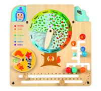 Lucy & Leo calendario della natura in legno - tavola didattica Montessori