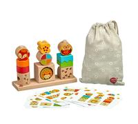 Lucy & Leo puzzle in legno Giorno e Notte con schede modello