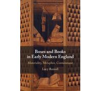 Lucy Razzall Boxes and Books in Early Modern England (Tascabile)