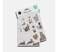 LucyBalu® Sticky Cats Set 10 adesivi in feltro con razze di gatti