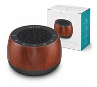 LUCYLANKER Campana Tibetana Elettronica, Macchina Suoni Meditazione con Timer per Accessori Meditazione Yoga, Dispositivo di Terapia del Suono con 9 Modalità Sonore per Casa e Studio (Venatura Legno)