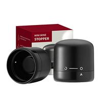 LucyStudio Tappo Bottiglia Vino 2 Pezzi Tappo Stopper Vino con Serratura Riutilizzabile Tappi di Bottiglie di Vino Mantenere Freschi Migliori Regali per Gli Amanti del Vino
