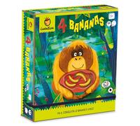Ludattica | 4 Bananas! | Forza 4 + Puzzle | Gioco per bambini 5+ | Gioco per tutta la famiglia | Made in Italy
