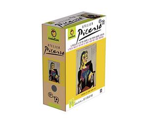 Ludattica Art Games Atelier Puzzle Tela Disegno Pablo Picasso Il Ritratto di Dora Maar Seduta 252 Pezzi Scala 1:1 con Kit Creativo