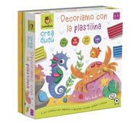 Ludattica Kit Creativo Crea Dudu' - Decoriamo con la Plastilina 100% Vegetale Gioco Educativo 2+