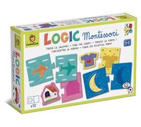 Ludattica - GIOCHI MONTESSORI - Logic Montessori - Trova la sagoma corretta! Gioco educativo 3-5 anni - Made in Italy