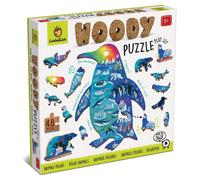 Ludattica Puzzle Di Animali Polari Di Legno 48 Pezzi