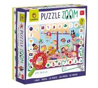 Ludattica | Puzzle Zoom I Pirati | Puzzle 24 pz in cartone spesso | Puzzle per bambini | Gioco cerca trova | Età 3+ | Gioco Made in Italy