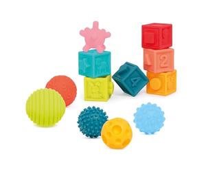 LUDI - 30141 - Set di 6 palline 6 cubi