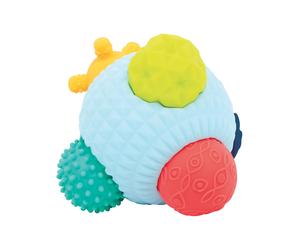 Ludi - Baby Multi Ball 3D Puzzle - 6 Sensory Balls, Different Textures and Colou