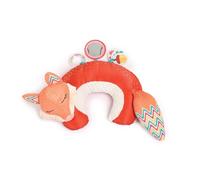 LUDI- Volpe Cuscino attività, Colore Bianco, 30101